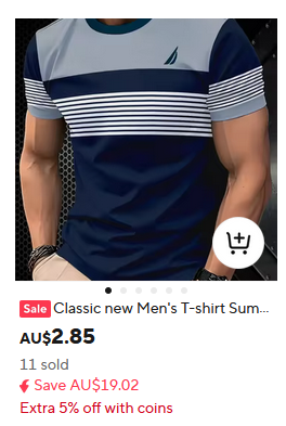 Classic new Men's T-shirt Summer Outdoor Round Neck Short Sleeve Top Stripe Print Street Loose T-Shirt Male Oversized Clothing